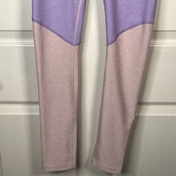 Outdoor Voices 7/8 Spring Tri Colored Leggings Pastel Lilac Lavender Dahlia Athl - Picture 3 of 10